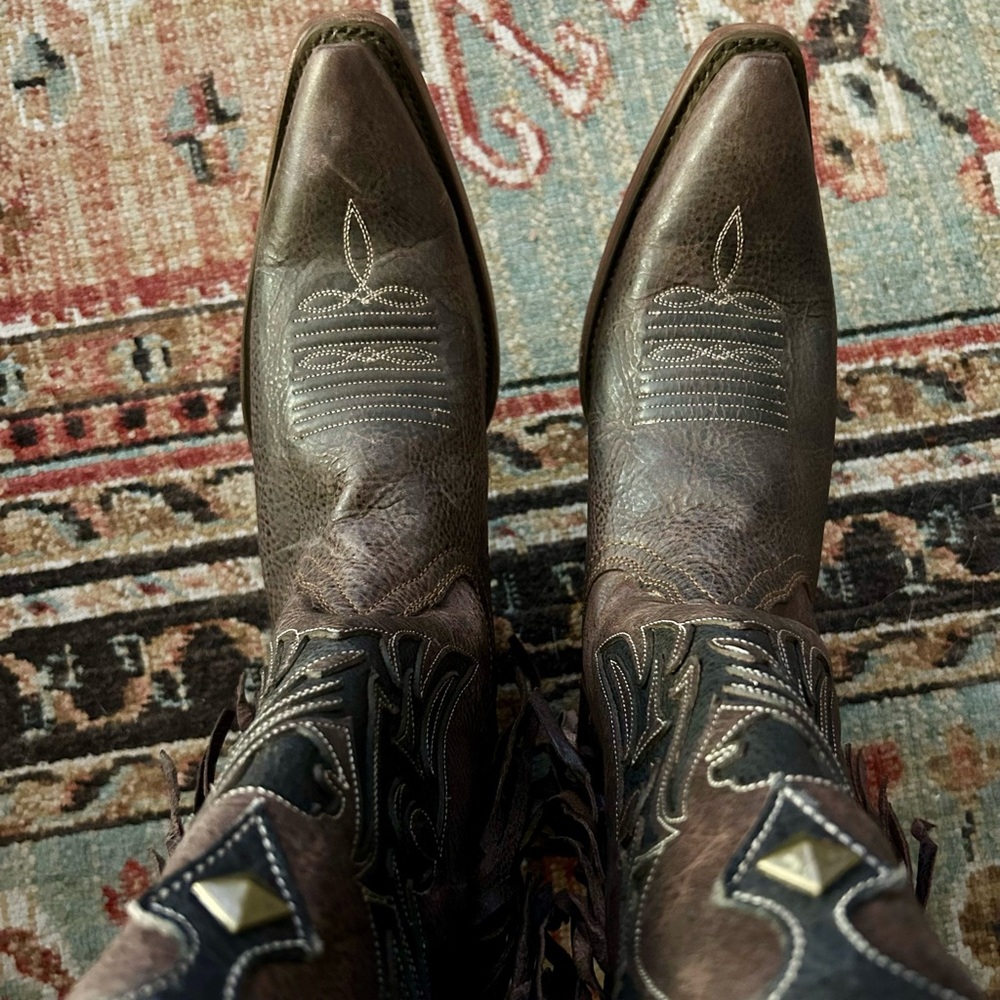 EUC Corral Leather Cowboy Boots Sz 10M - Picture 7 of 10